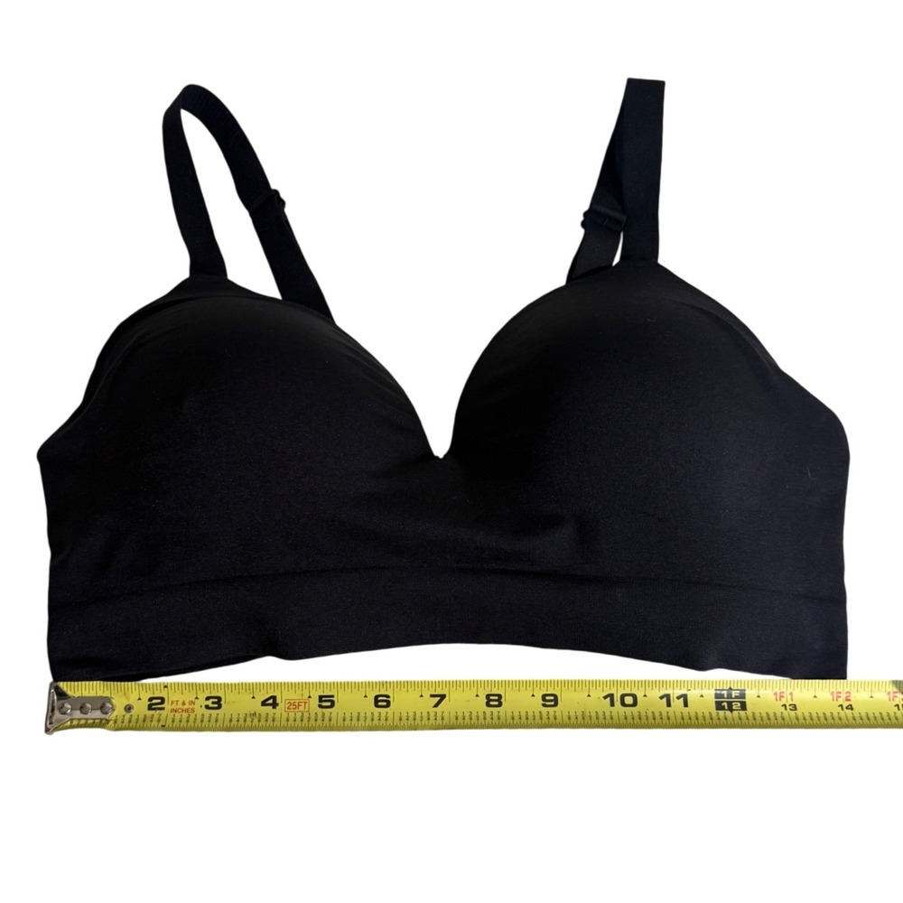 Truekind Black Bra Daily Comfort Wireless Shaper Bra Neutral Seamless True Kind - Picture 3 of 5